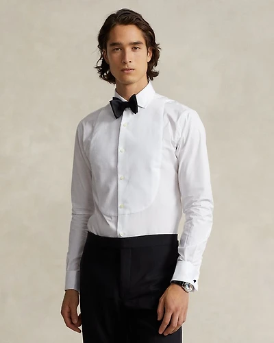Poplin Custom Fit Tuxedo Shirt
