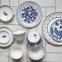 H. Blue Bird Cup and Saucer