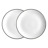 Twig New York Alex Platinum 8 Salad Dessert Plate, Set of 2