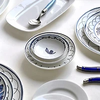 H. Blue Bird Assorted Canape Dishes, Set of 3