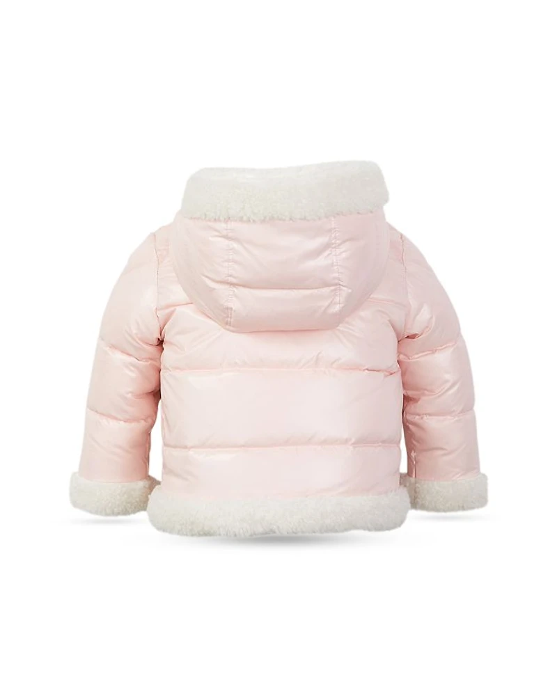 Unisex Blizzard Faux Shearling Puffer Jacket - Baby