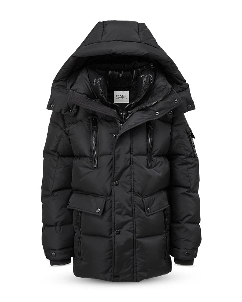Boys' Matte Element Hooded Down Parka - Big Kid