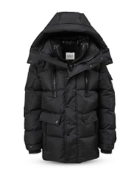 Boys' Matte Element Hooded Down Parka - Big Kid