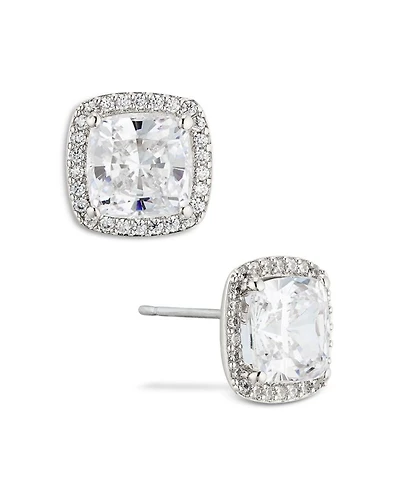 Halo Square Stud Earrings