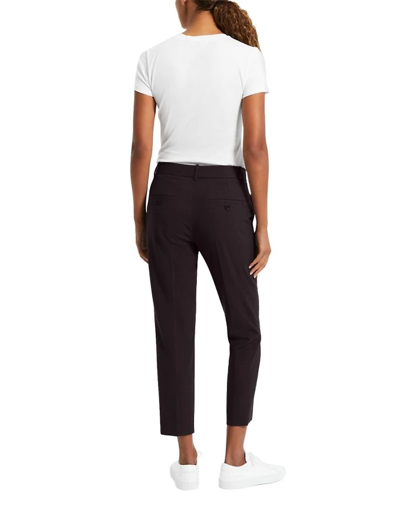 Treeca Wool-Blend Cropped Pants
