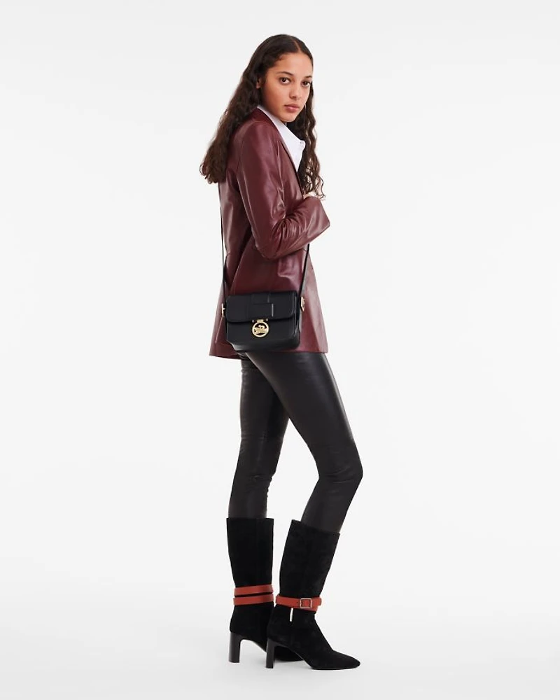 Box-Trot Small Leather Crossbody Bag