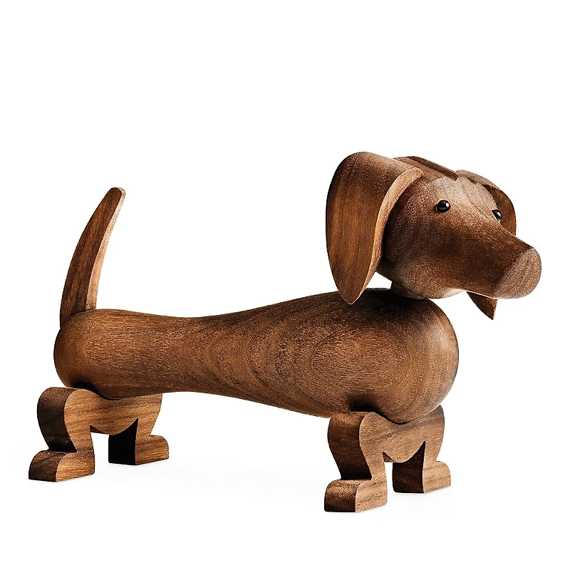Kay Bojesen Walnut Dachshund Dog Figure