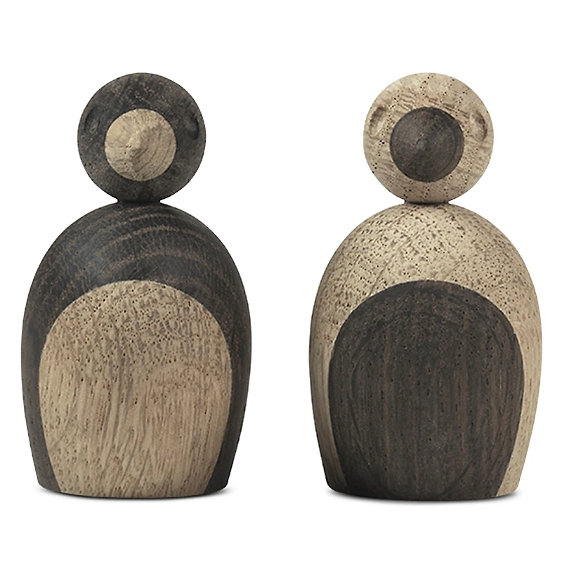 Kay Bojesen Oak Sparrows, Set of 2