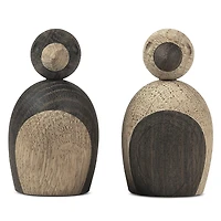 Kay Bojesen Oak Sparrows, Set of 2