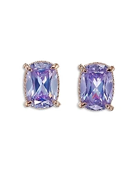 Anabela Chan 18K Rose Gold-Plated Sterling Silver Supernova Simulated Amethyst & Simulated Diamond Stud Earrings