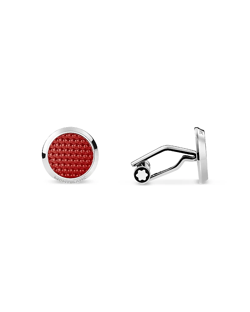 Montblanc Red Hour Round Cufflinks