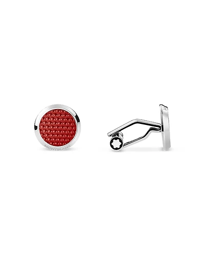 Montblanc Red Hour Round Cufflinks