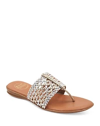 Andre Assous Women's Nice Woven Thong Sandals