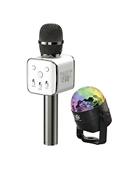 Party2-Go Karaoke Mic Disco Ball Combo - Ages 6+