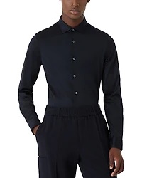 Emporio Armani Essential Slim Fit Lyocell Sport Shirt