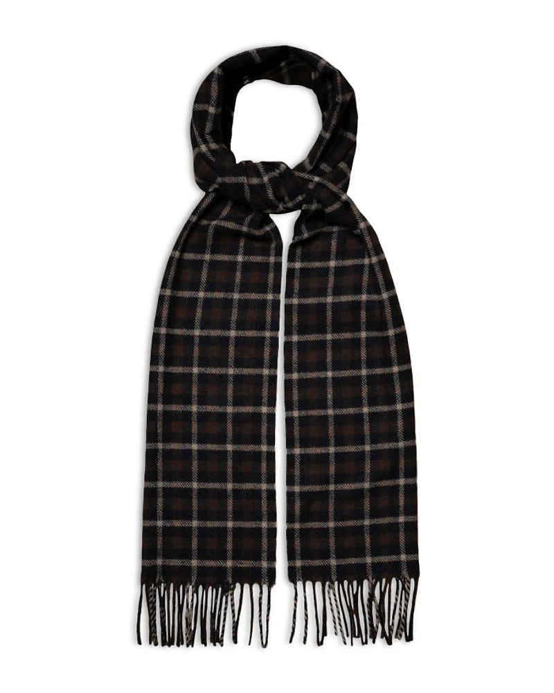 Wool Check Scarf