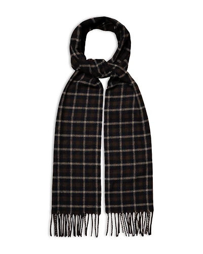 Wool Check Scarf