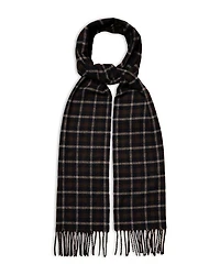 Wool Check Scarf