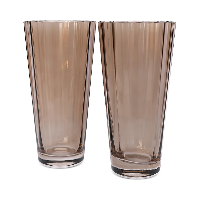 Estelle Colored Glass Sunday Highball Glasses