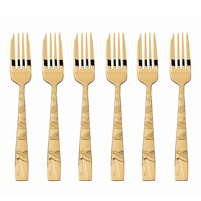 Sambonet Jungle Abstract Foliage Cake Forks