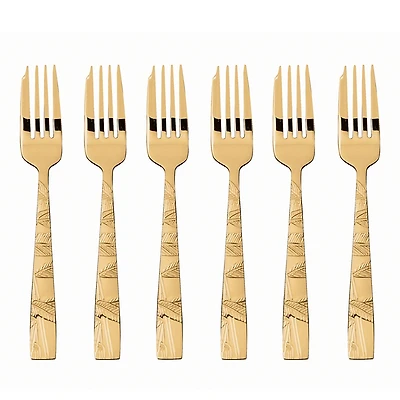 Sambonet Jungle Abstract Foliage Cake Forks