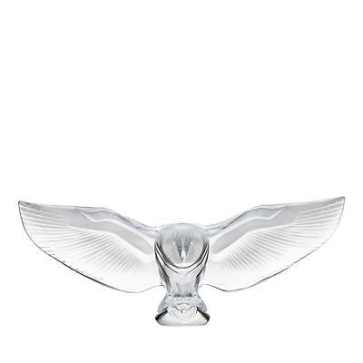 Lalique Barn Owl, Clear