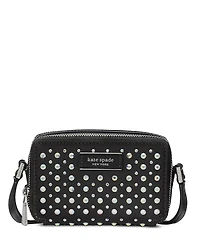 Double Zip Micro Embellished Crossbody