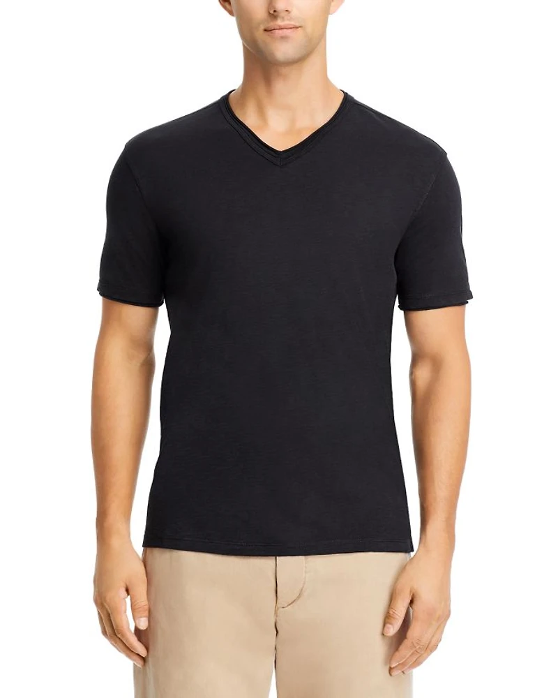 Slub V-Neck Tee