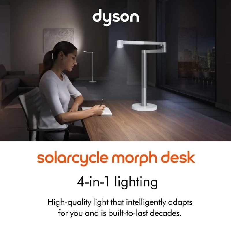 Solarcycle Morph Desk Light | Black/ White