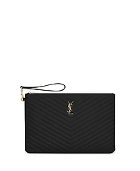 Saint Laurent Cassandre Matelasse Document Holder Pouch