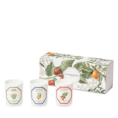 Botanical Candle Gift Box, Set of 3