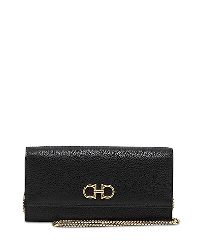 Ferragamo Gancini Soft Wallet on Chain