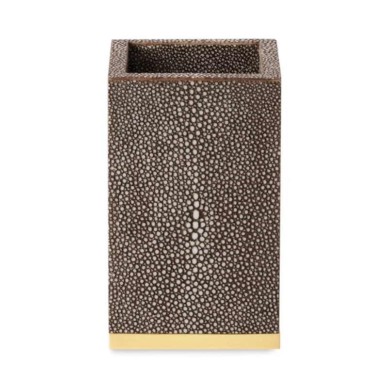 Faux Shagreen Pencil Cup