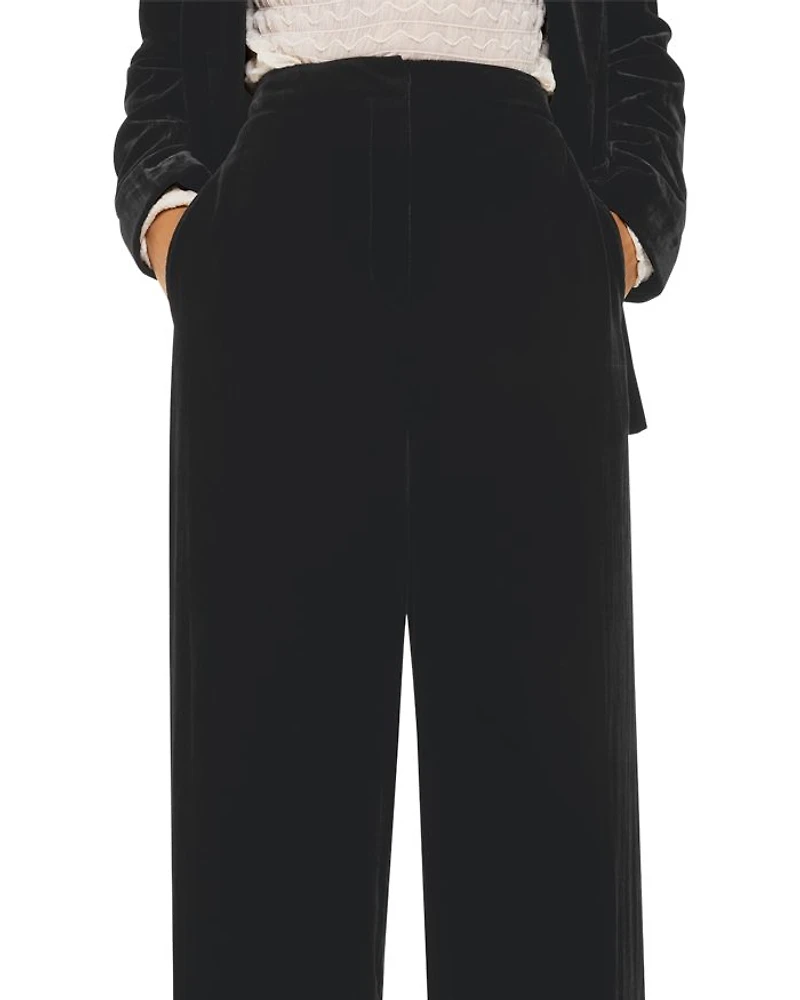 Velvet Straight Leg Pants