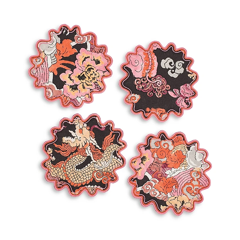 Matouk Schumacher Magic Mountain Cocktail Napkins, Set of 4