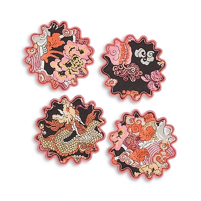 Matouk Schumacher Magic Mountain Cocktail Napkins, Set of 4