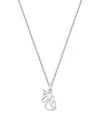 Children's 14K Gold Unicorn Dreams Girls' 12-14" Necklace