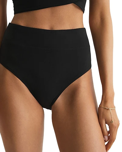 Reiss Cristina High Waist Bikini Bottom
