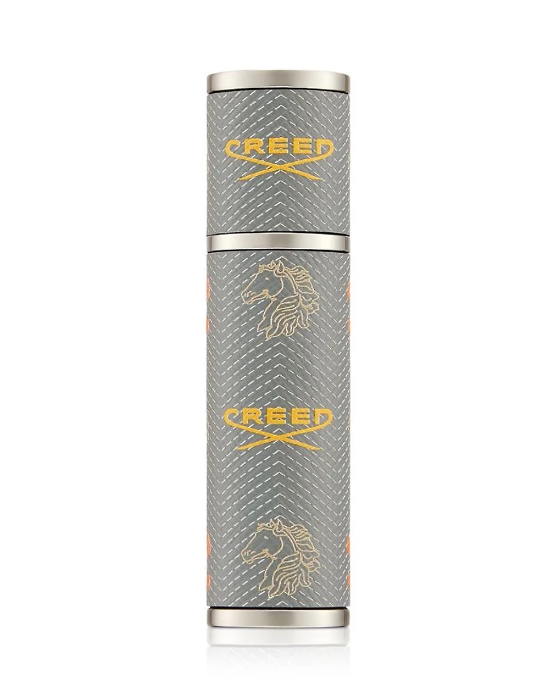 Gray Leather Travel Atomizer 0.16 oz.