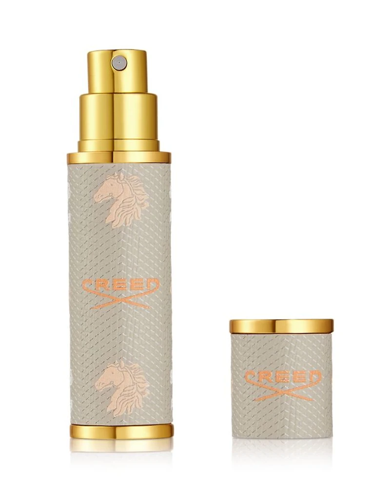 Beige Leather Travel Atomizer 0.16 oz.