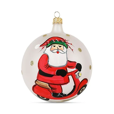 Old St. Nick Vespa Ornament