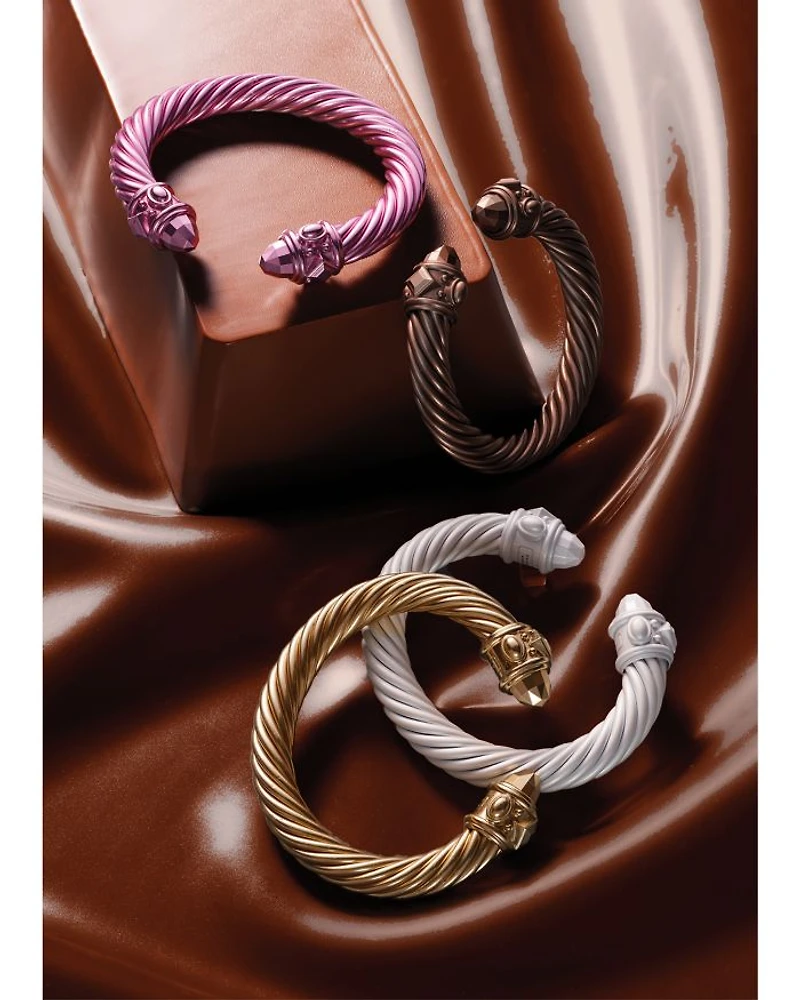 Aluminum Cable Collection Renaissance Cuff Bracelet