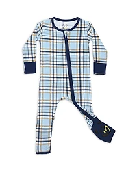 Unisex Holiday Plaid Convertible Footie - Baby, Little Kid