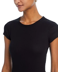 Short Sleeve Crewneck Dress