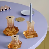 Rocky Baroque Candlestick, Medium