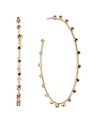 Simple Spark Hoop Earrings in 18K Gold Plated