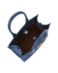 La Medusa Small Denim Tote
