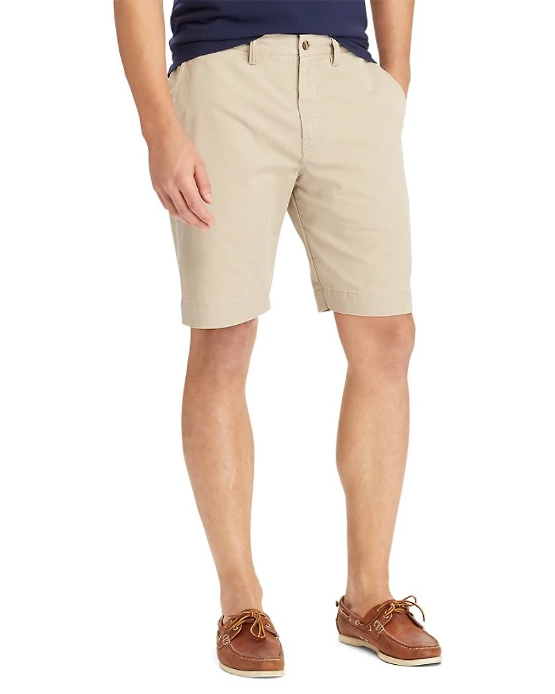 Cotton Blend Regular Fit Chino Shorts