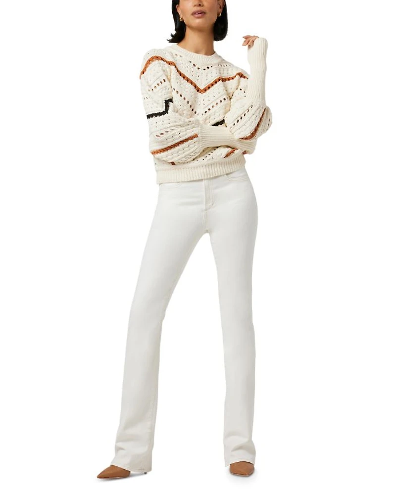 The Hi Honey High Rise Bootcut Jeans Milk