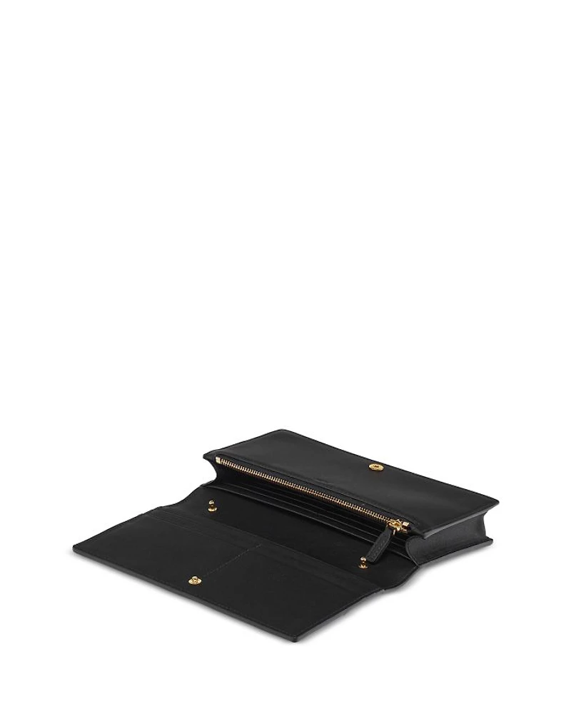 Diamond Leather Wallet on a Chain